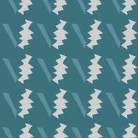 Hand drawn abstract shape pattern vector