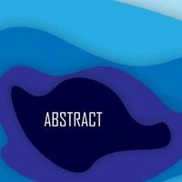 Blue Abstract Waves Design vector