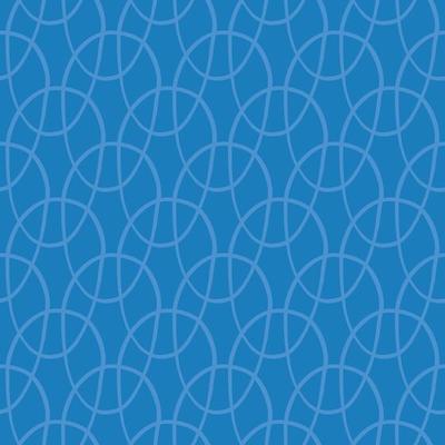 Hand drawn blue circular shapes pattern