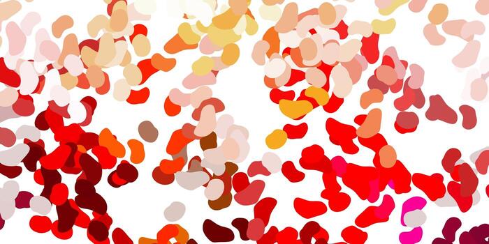 Light red pattern with abstract shapes. vector