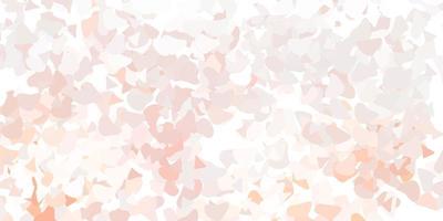 Light red pattern with abstract shapes. vector
