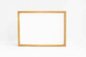 Rectangular wooden frame photo