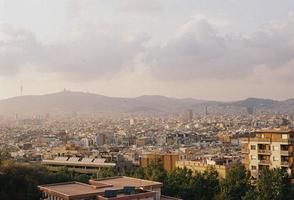 vista aerea de una ciudad foto