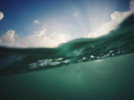 A view underwater photo