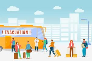photo Evacuation Area Clipart https www vecteezy com vector art 1759709 emergency bus evacuation