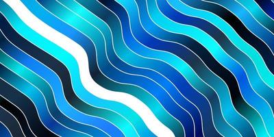 Dark BLUE pattern with curves. vector