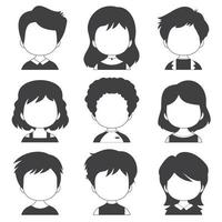 Collection With Great Variety of Avatars vector