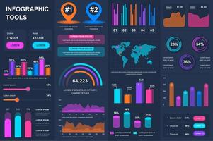 Bundle infographic UI, UX, KIT elements. vector