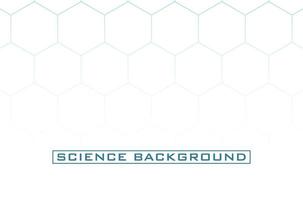 White science background with lines and structures vector