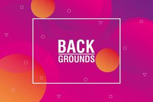 Colorful vibrant abstract background vector