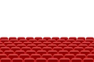 Theater hall with seating vector