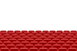 Theater hall with seating vector