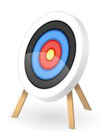 Target for shooting arrows vector