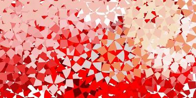 Red texture with triangular style. vector