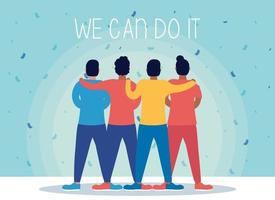 We can do it message with people together vector