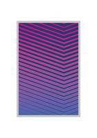 Blue with purple gradient and striped background frame vector