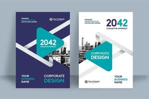 City Background Business Book Cover Design Template vector