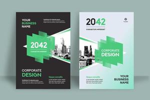 City Background Business Book Cover Design Template vector