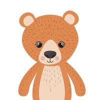 Teddy bear for baby room decoration vector