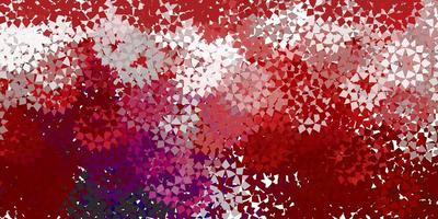 Red texture with triangular style. vector