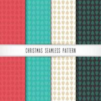 Seamless minimal winter holiday patterns vector