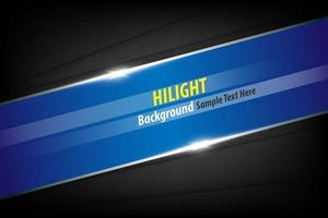 Big diagonal banner on technology background vector