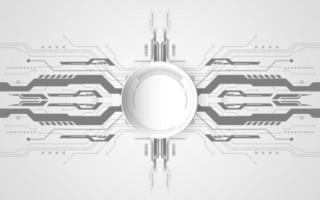 Abstract technological background concept with various technology elements. illustration Vector