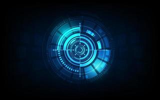 Sci-fi technology futuristic concept background vector