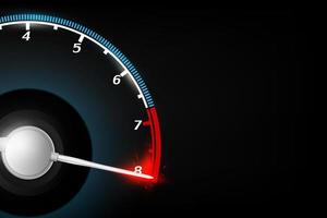 Abstract tachometer technology background