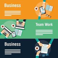 Business and corporate template banner set vector