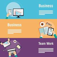 Business and corporate template banner set vector