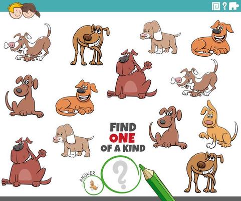 One of a kind game for children