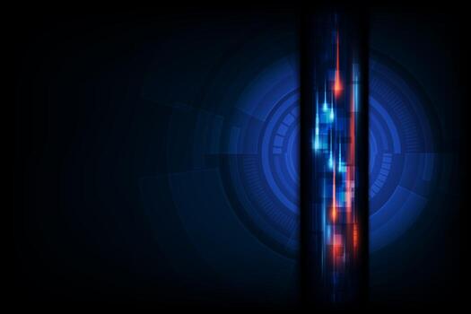 fondo de tecnología de datos abstractos vector