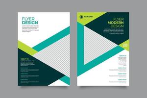 Modern Business proposal brochure design template vector