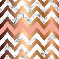 Marble texture design with golden geometric lines vector