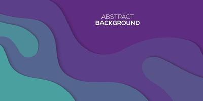 Modern gradient purple abstract stylish wave background design vector