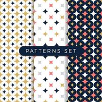 Star pattern set vector