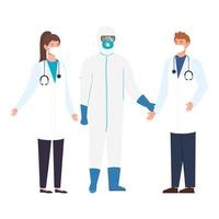 Health care workers vector