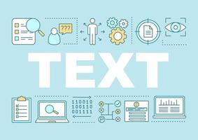 Data analysis word concepts banner vector