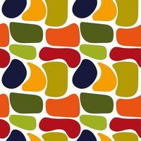 Colorful Abstract Shapes Seamless Pattern vector