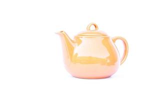 Teapot on a white background photo