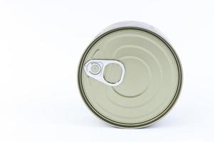 Close-up of a tin can photo