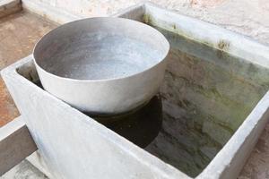 Gray water bowl photo