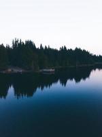 Dock on a lake photo