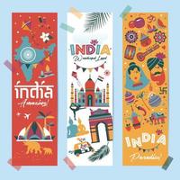 India set architecture vector