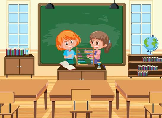 Cartoon Classroom Vector Art, Icons, and Graphics for Free Download