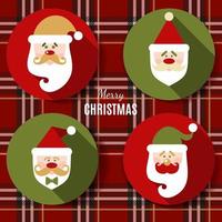 Christmas and new year background. vector