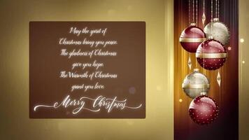 enfeites de natal 4k looping background template 06 motion_graphic