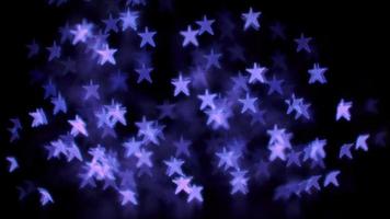 Purple Star Bokeh Lights video