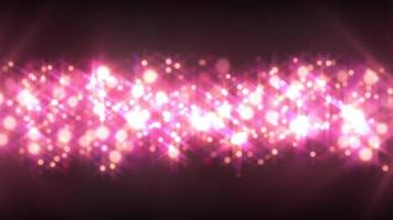 animação abstrata de partículas brilhantes